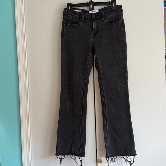 Vigoss Marley Crop Boot Jeans - Black, Size 26 - Picture 1 of 9